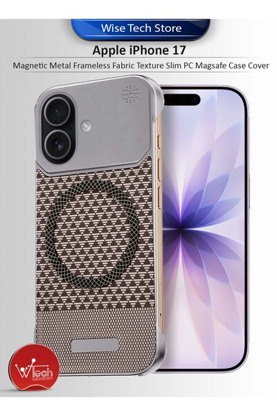 Wtech غطاء حماية مغناطيسي معدني بدون إطار من القماش بتصميم رفيع من البولي كرب...