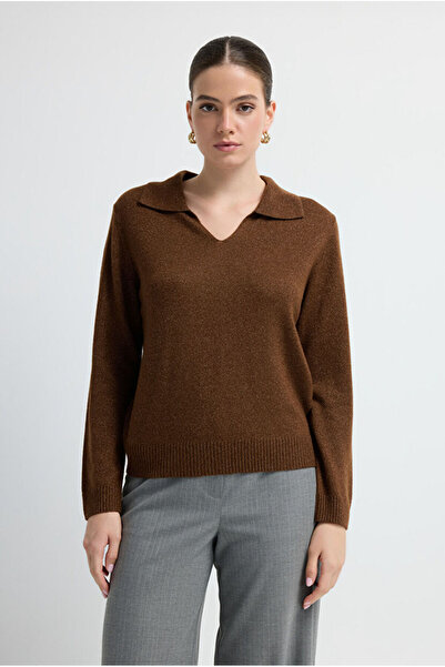 adL Polo Yaka Kaşmir Triko Kazak