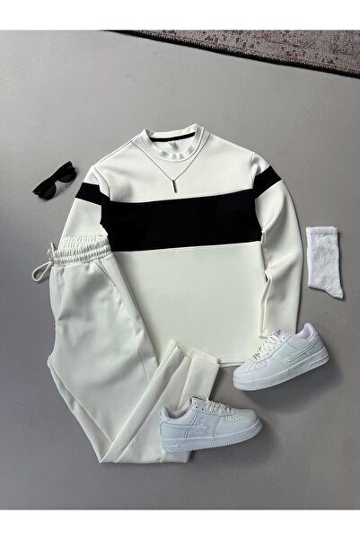 Baycombine35 Scuba Fabric Piece Tracksuit Set 2 Piece Set