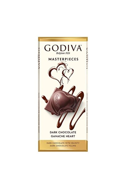 Godiva Masterpieces Dark Chocolate Ganache Heart 86g – Bitter Ganaj Kalp Çiko...