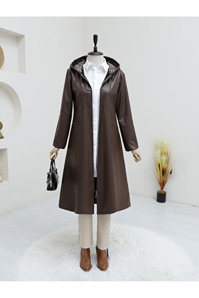 HİJABAYA Καπάκι από συνθετικό δέρμα με φερμουάρ και τσέπες