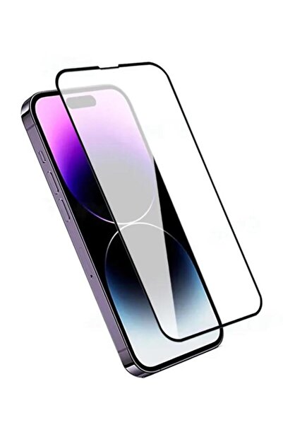 ZhlTools واقي شاشة زجاجي مضاد للكهرباء الساكنة لهاتف آيفون 14 بلس، يغطي الشاشة بالكامل