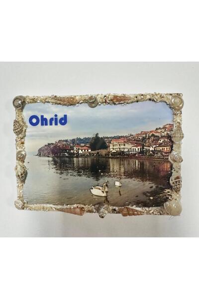 Magnetix Makedonya Ohrid ahşap magnet