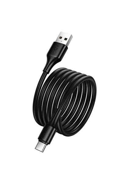 Hoco Cablu Date si Incarcare USB-A - USB-C X120, 60W, 1m, Negru