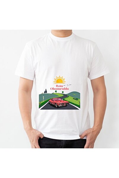 Hediye Vakti Route Created Printed T-Shirt – Fun and Humorous Design Tee Shirt