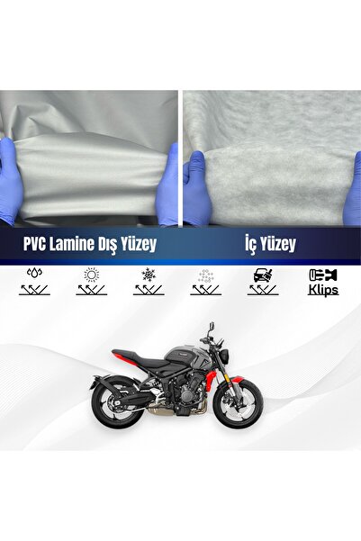 ULTRASHOP TRIUMPH Trident 660 Su Geçirmez Motosiklet Branda 4 Mevsime Uygun Motor Branda