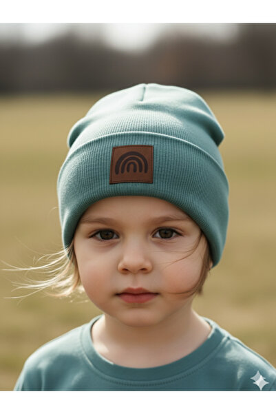 Neva Baby Boutique قبعة أطفال ورضع خضراء للجنسين، قبعة محبوكة مرنة من نوع ريب...