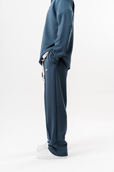 Respire Men's Modal Baggy Sweatpants Petrol