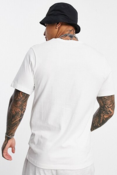 Nike Nsw Clup Tee Swoosh Men's Cotton White T-Shirt