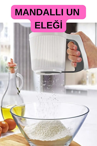 Myend 4-Piece Dumpling Set, Flour Sieve with Pegs, Dough Cutter Spatula, Raw Dumpling and Ravioli Mold Set