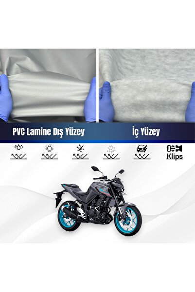 ULTRASHOP YAMAHA MT-25 ABS Su Geçirmez Motosiklet Brandası Motor Branda