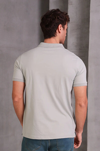 GENCULUS Men's Lim Fit Cotton Soft Texture Breathable Fabric Collared T-Shirt