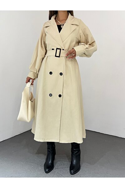 HİJABAYA Καμπαρντίνα με μπαλόνι με αγκράφα και πλαϊνή τσέπη