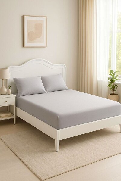 sternen glanz Veloriarn Cotton Fitted Elastic Sheet + Pillowcase Set