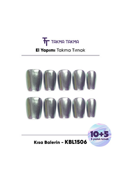 Takma Takma 10'lu Gümüş Kısa Balerin KBL1506 Tekrar Kullanılabilir El Yapımı ...