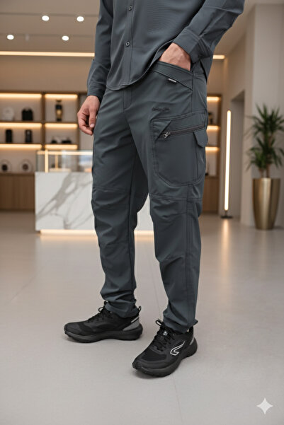 Mamlay Men's Anthracite Color Tactical Outdoor Water and Wind Resistant Pants