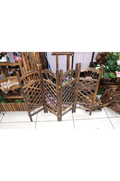 genric OneDcor Baby Safety Gate – 4-Panel Foldable Wooden Pet Gate & Room Divider