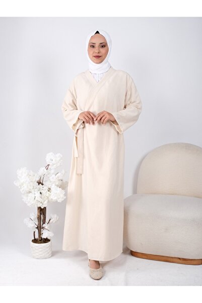 HİJABAYA Μακρύ καπάκι με διπλό δέσιμο στο μπροστινό μέρος