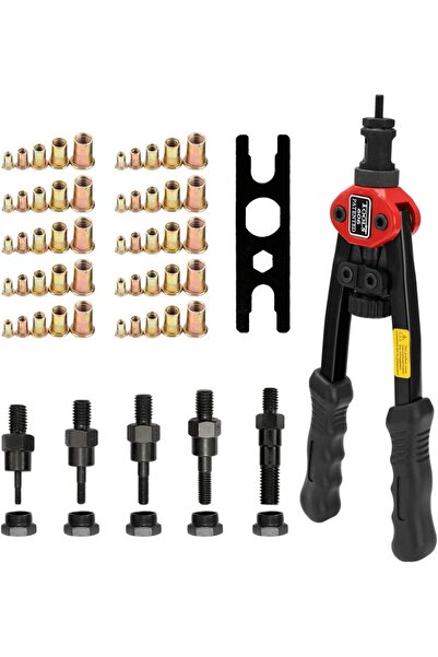 EACAM آلة برشام يدوية موفرة للعمالة BT-606 مقاس 12 بوصة مزودة بأداة برشام يدو...