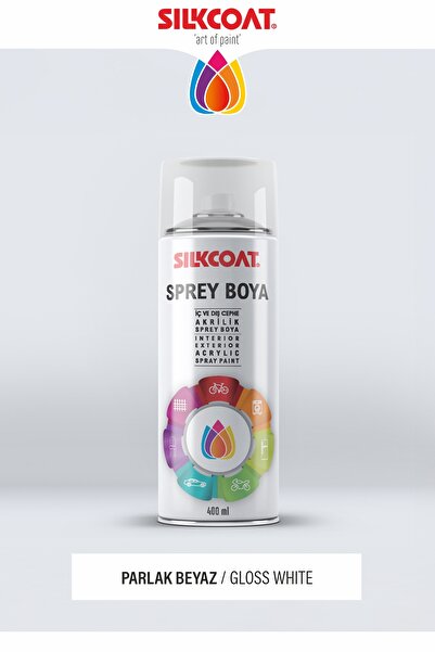 Silkcoat Premium Dekoratif Sprey Boya 400 ML – Mobilya, Duvar, Metal, Plastik...