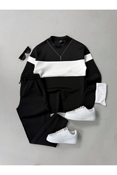 Baycombine35 Scuba Fabric Piece Tracksuit Set 2 Piece Set