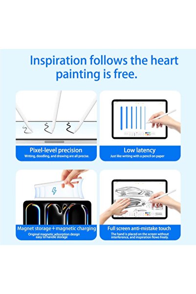 genernic High Sensitive Capacitive Digital Drawing Pen Anti- Touch Stylus Touch Screen Active Pen