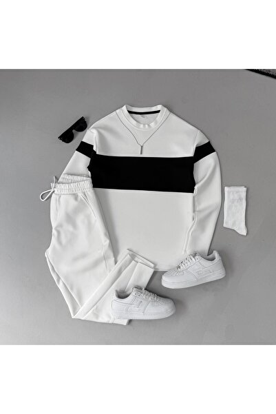 Baycombine35 Scuba Fabric Piece Tracksuit Set 2 Piece Set
