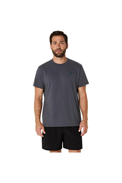 Asics ROAD GRAPHIC SS TEE Erkek Grey Heather Kısa Kollu Tshirt 2031F026-021