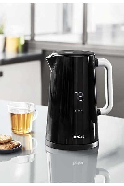 TEFAL Smart'n Light 1.5L Digital Electric Kettle (Black) KO853840