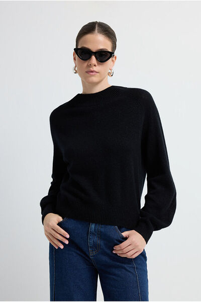 adL Sim Detaylı Kaşmir Triko Kazak