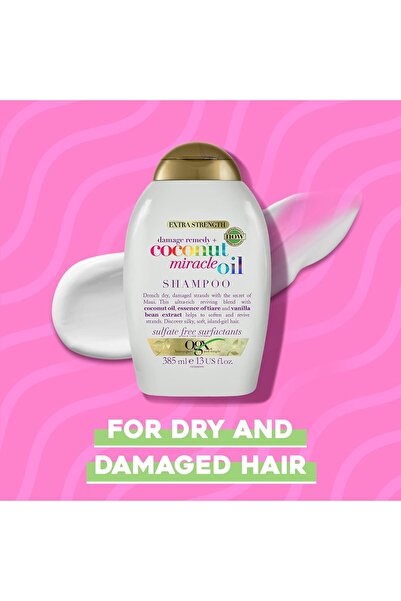 OGX Damage Remedy + Coconut Miracle Oil Conditioner, 385 ml