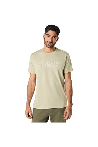 Asics LOGO SS TEE Erkek Aurora Green Kısa Kollu Tshirt 2031E188-303