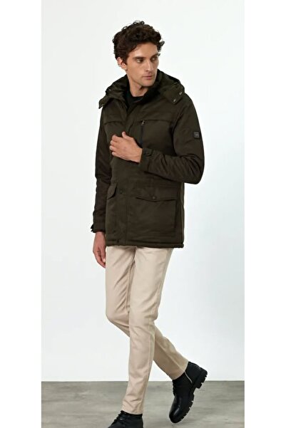 BLACKMOOD Κλασικό παλτό Parka Χακί