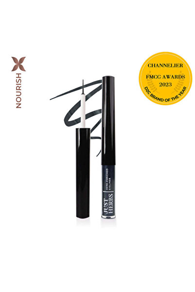 Just Herbs كحل مقاوم للماء غني بالأعشاب عضوي مع زيت الجوجوبا وفيتامين E - 03 ...