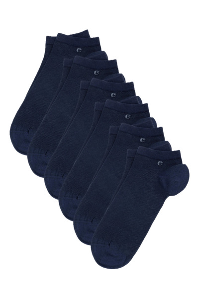 Cacharel 6-Pack Men's Booties Cotton Blend Socks