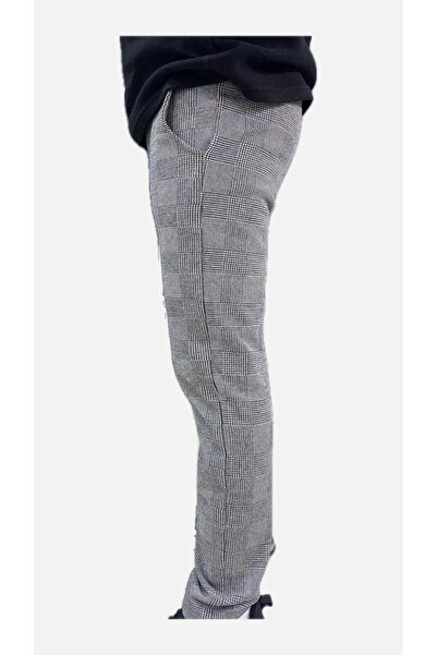 DEMOİSELLE Boys' Straight-Leg Basic Fabric Pants with Elastic Waist