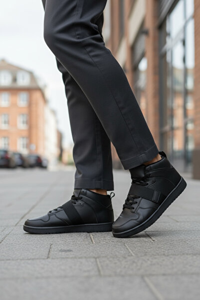 dehaine Men's high-top sneakers, eco-leather