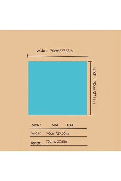 Dgt Luxury Geometric Patterned, Sun Protection, Windproof, Double Sided Printed , Scarf, Scarf 70X70