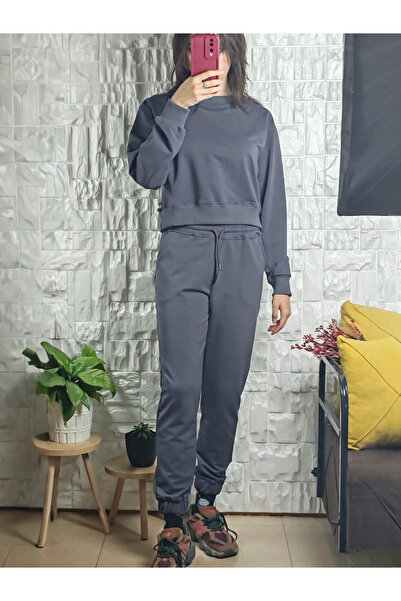 moda rüyası Gray Women's Tracksuit Suit
