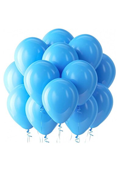 Generic 100 Pack 12 inch Round Helium Light Blue Latex Balloons for Baby Shower Wedding Birthday