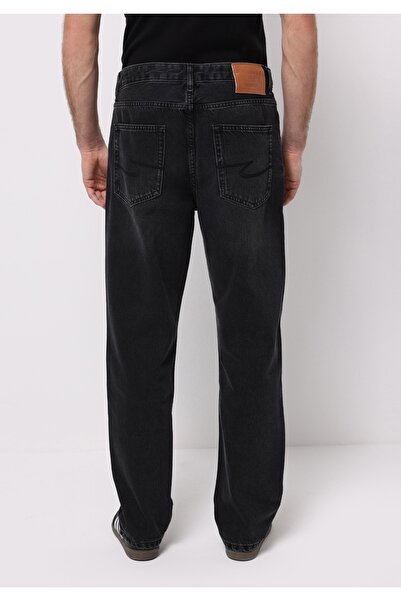 Colin's Loose Straight Fit Men's Black Jeans