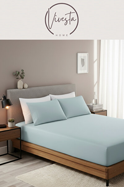 Vivesta Home Single Fitted Sheet Set 100×200 + 50×70 Pillowcase – Soft, Durable Fabric