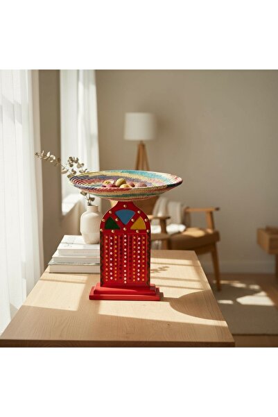 MAPRO Tafriya Rawashin serving dish with a khasf plate