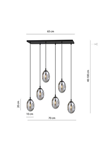 Emibig Pendant ASTRAL E 14 Black,