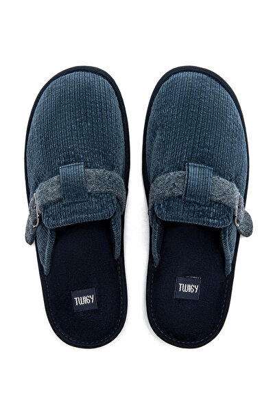 Twigy Tw Victor Dark Blue Men's House Slippers 41/46