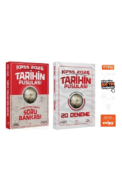 CBA Akademi CBA Yayınları 2026 KPSS Tarihin Pusulası Soru Bankası + 20 Deneme...