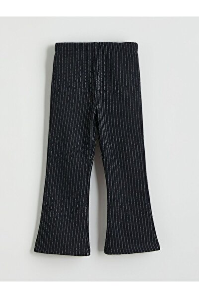 LC Waikiki LCW Kids Leggings pentru fete cu talie elastică în dungi