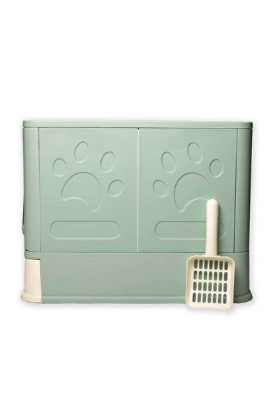 PisiMall Foldable cat litter box, Sarsaila, varnished, 50x40x39 cm