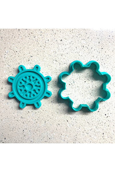 Craftelle Dümen Cookie Mold and Stamp Set |   Nautical, Adventure-Themed |   Sugar Plasticine, Clay Sculpting