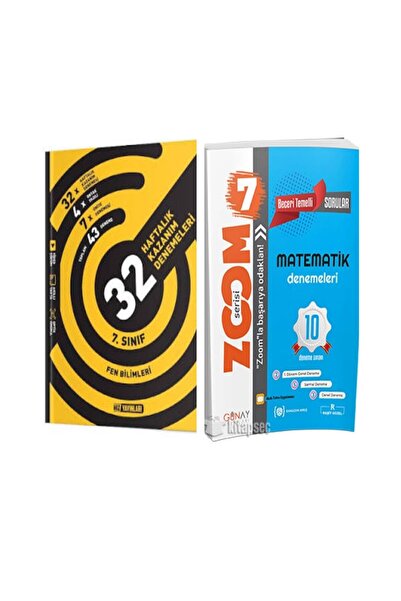 Hız Yayınları 7.Sınıf Fen Bilimleri 32 Haftalık Kazanım Denemeleri Ve Matemat...